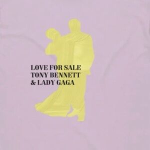 Lady Gaga and Tony Bennett Love For Sale Signature T-Shirt. Size XL